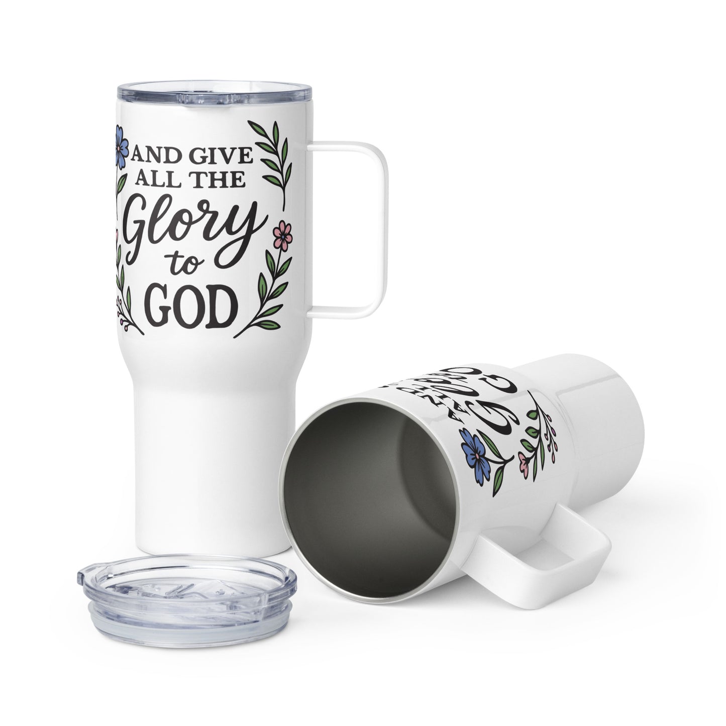 And Give All The Glory To God Travel Mug